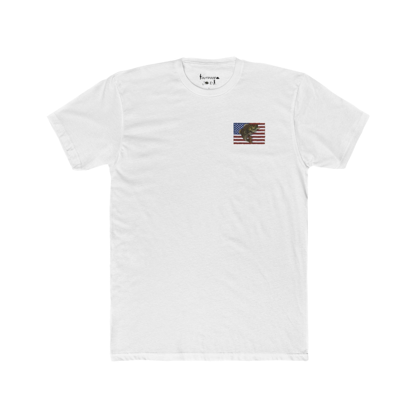 Fishing and Freedom Cotton Crew Tee
