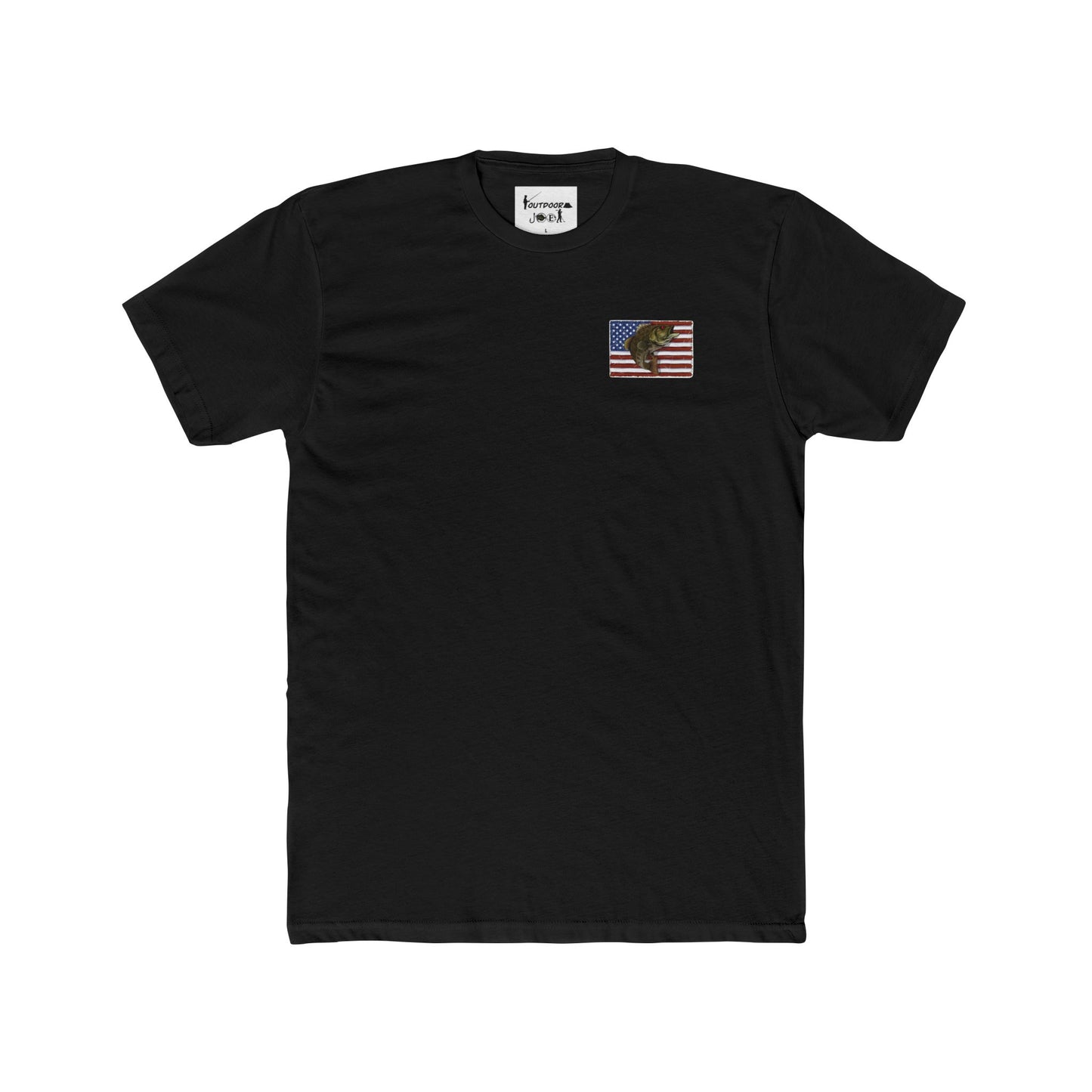 Fishing and Freedom Cotton Crew Tee